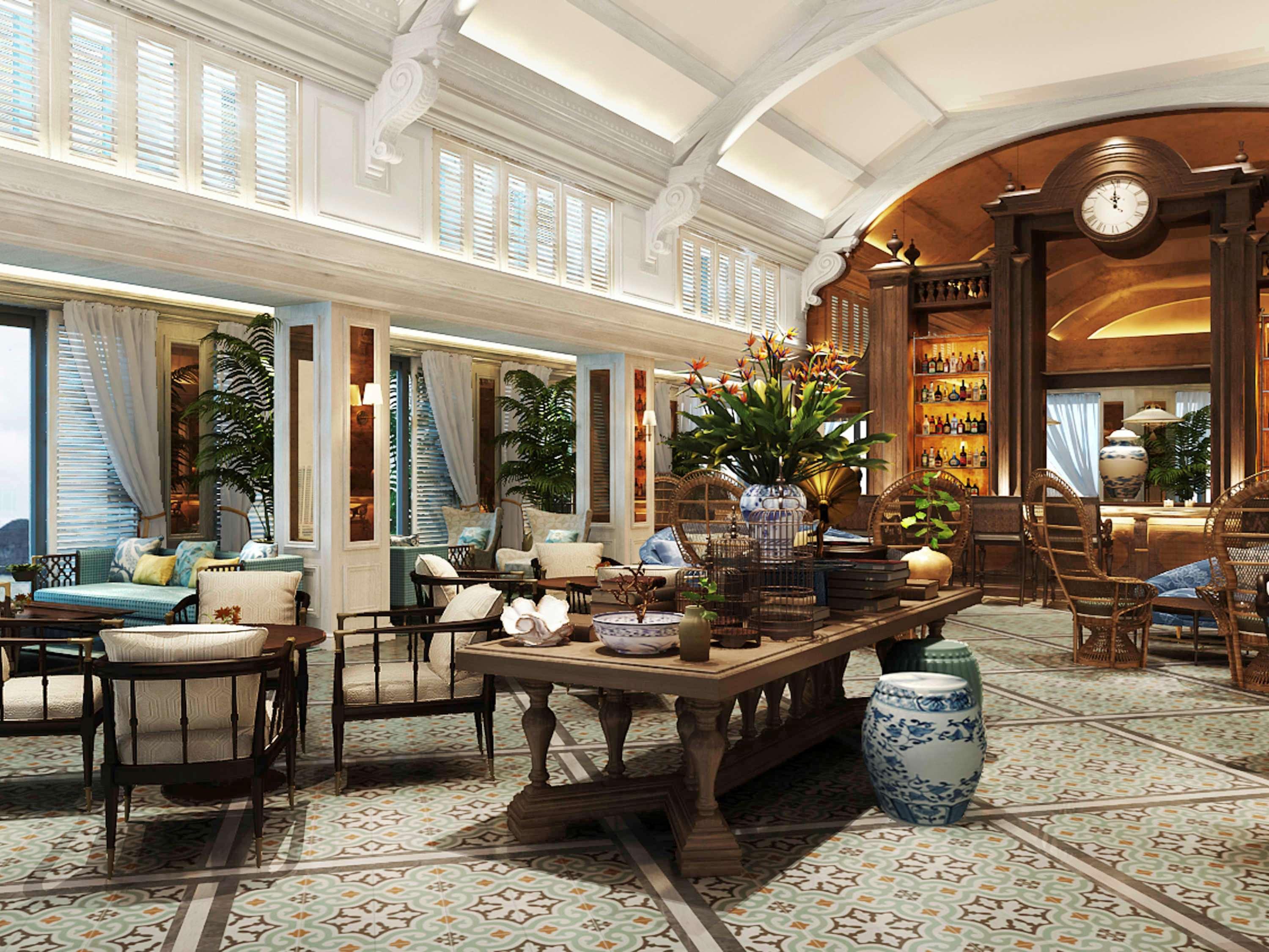 Hotel Perle D'Orient Cat Ba - Mgallery Chan Chau Екстериор снимка The lobby of the hotel